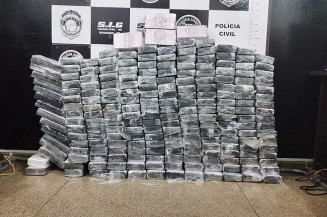 Polícia Civil apreende mais de 230 kg de cocaína em operação no Jardim Flórida II, em Dourados