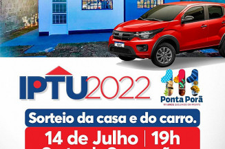 Véspera do aniversário de Ponta Porã terá show no Parque dos Ervais e sorteio de prêmios do IPTU 2023