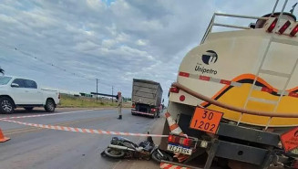 Motociclista cai em rodovia e morre atropelado em Ponta Porã
