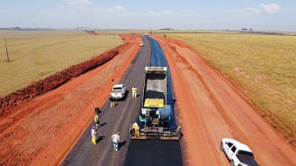 Obra que liga Camapuã a Ribas tem investimento de R$ 250 milhões