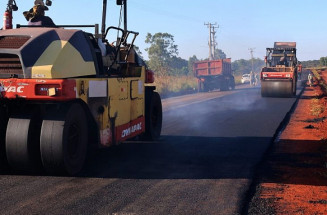 Obra de Pavimentação da MS-258 Avança em Capão Seco, Sidrolândia