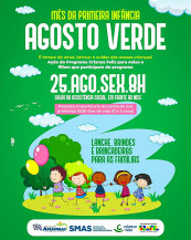 Programa Criança Feliz celebra Agosto Verde com atividade em Amambai