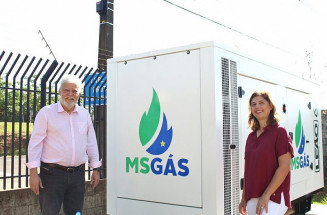 MSGÁS instala gerador de energia elétrica a gás natural