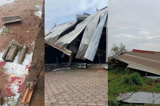 Bataguassu: Tempestade de 20 minutos castiga, deixa estragos e cidade sem energia