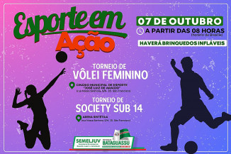 Prefeitura realiza Torneios Esportivos no sábado em Bataguassu