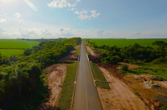 Asfaltada, rodovia entre Copo Sujo e Cabeceira do Apa favorece agropecuária da fronteira