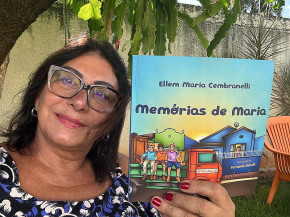 Escritora Ellem Maria Cembranelli lança neste sábado seu primeiro livro infantil