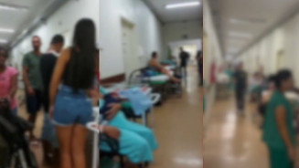 Superlotação de maternidade: mães são atendidas nos corredores do HU
