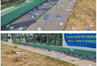 Candidatos que esparramaram santinhos são denunciados à Justiça Eleitoral em MS