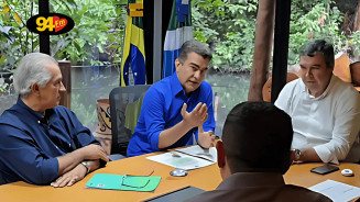 Marçal Filho encontra governador Eduardo Riedel e pede ajuda para ampliar o atendimento em saúde na região da grande Dourados