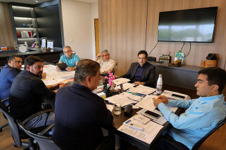 Prefeito Marçal Filho e Secretário Nilson Francisco discutem com Nelsinho Trad investimentos na Educação de Dourados