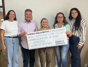 Hashioka cumpre agenda em Glória de Dourados e entrega emendas parlamentares