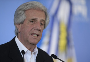 Tabaré Vázquez, ex-presidente do Uruguai, morreu aos 80 anos. — Foto: Juan Mabromata / AFP