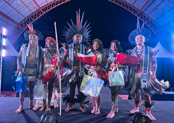 Reserva de Dourados elege Miss e Mister Indígena 2026