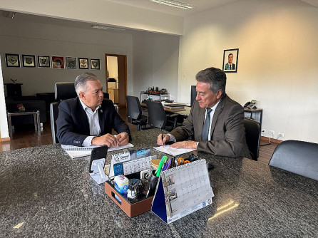 Hashioka leva à Sejusp pedido de nova viatura 4x4 para a Polícia Militar de Água Clara