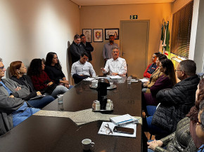 Hashioka reforça parceria com Naviraí em agenda com prefeito e lideranças locais