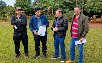 Pedro Pepa articula com deputado Zé Teixeira melhorias para o Campo da Aldeia Jaguapiru