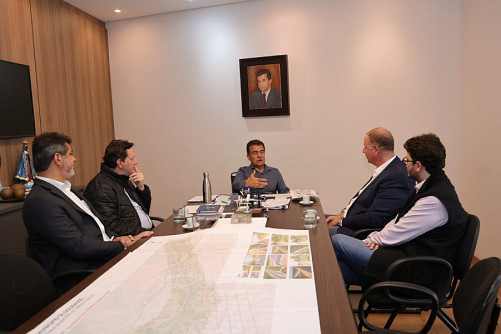 Marçal  discute parcerias para saúde, educação e cultura com o presidente da Fecomércio