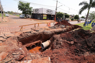 Prefeitura de Dourados inicia obra para acabar com alagamentos na Avenida Esplanada