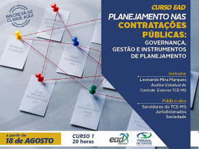 Tribunal de Contas oferece capacitação online sobre contratações públicas