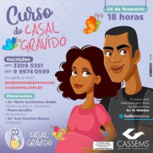 CASSEMS: ‘Casal Grávido’ realiza o primeiro curso do ano, em plataforma digital