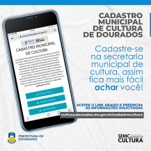 Secretaria de Cultura abre cadastramento para artistas de Dourados