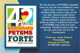 Fetems completa 42 anos
